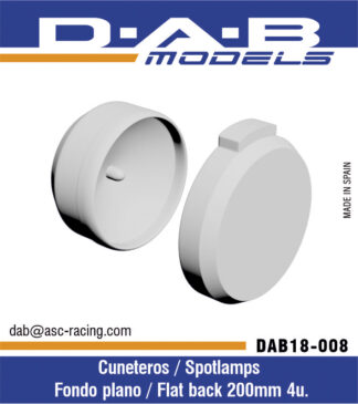 Faros cuneteros planos 200mm