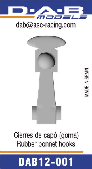 Cierres de capó de goma