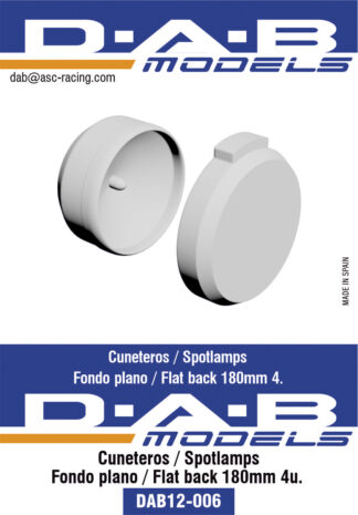 Faros cuneteros planos 180mm