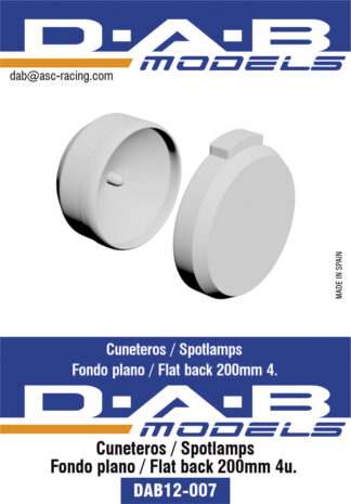 Faros cuneteros planos 200mm