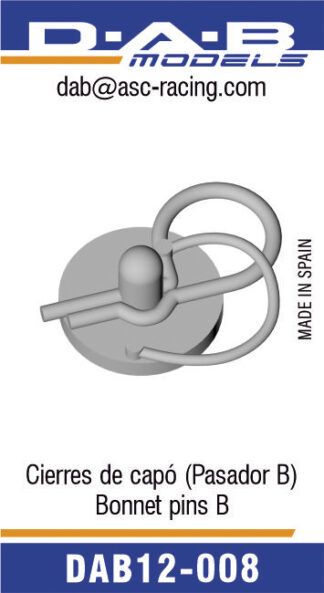 Cierres de capó por pasador (B)