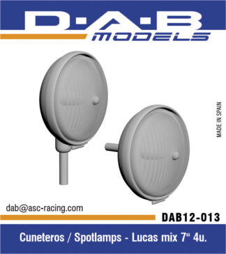 Faros cuneteros Lucas 7" mix