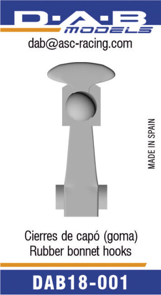 Cierres de capó de goma