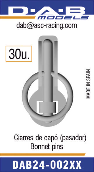 Cierres de capó por pasador (30u.) (copia)