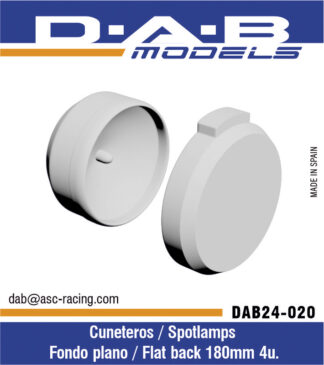 Faros cuneteros planos 180mm