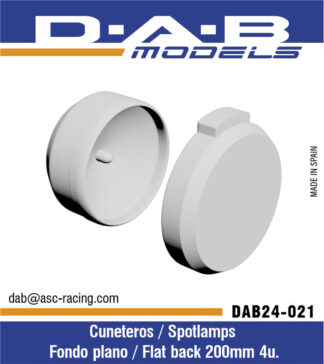 Faros cuneteros planos 200mm