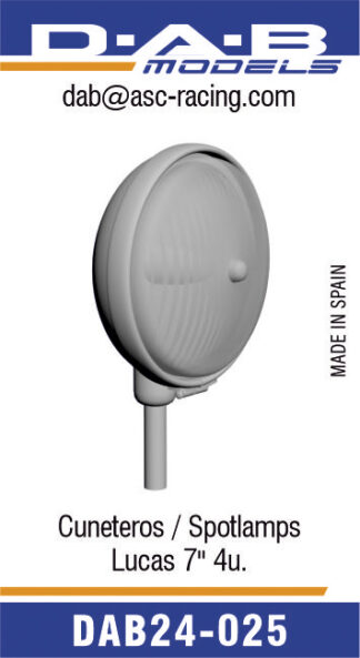 Faros cuneteros Lucas 7"