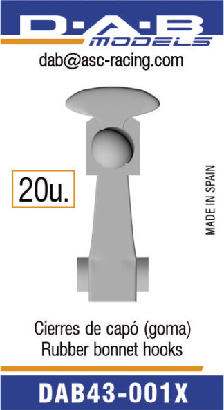 Cierres de capó de goma (20u.)