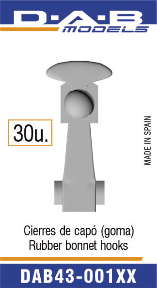 Cierres de capó de goma (30u.)