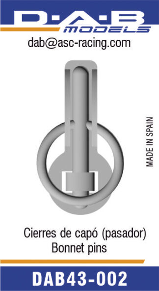 Cierres de capo por pasador