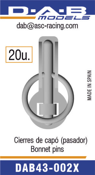 Cierres de capó por pasador (20u.)