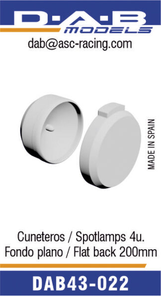 Faros cuneteros planos 200mm (copia)