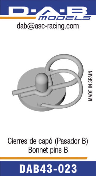 Cierres de capó por pasador B
