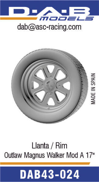 Llanta Outlaw Magnus Walker 17" (Mod A)