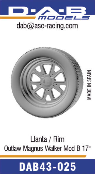 Llanta Outlaw Magnus Walker 17" (Mod B)