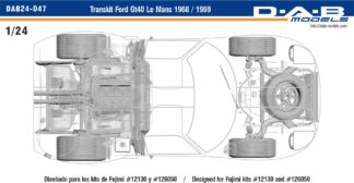 Transkit Ford GT40 Le Mans 1968 / 1969